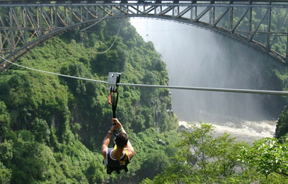 Victoria Falls Bridge Slide
